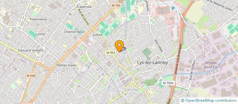 localisation de l'entreprise TISSAGE D'ART DE LYS à LYS-LEZ-LANNOY