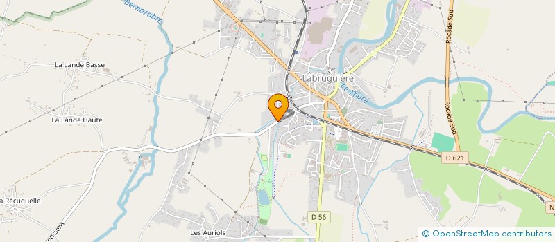 localisation de l'entreprise TISSAGE DE CARDAILHAC à LABRUGUIERE