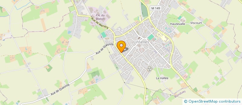 localisation de l'entreprise TISSAGE DE LINSELLES à LINSELLES