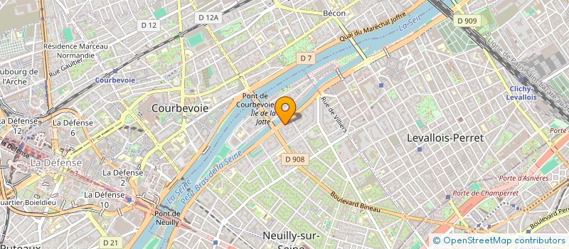 localisation de l'entreprise TISSAGE DEVELOPPEMENTS à NEUILLY-SUR-SEINE
