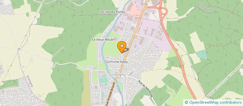 localisation de l'entreprise TISSAGES DE GRAVIGNY à GRAVIGNY