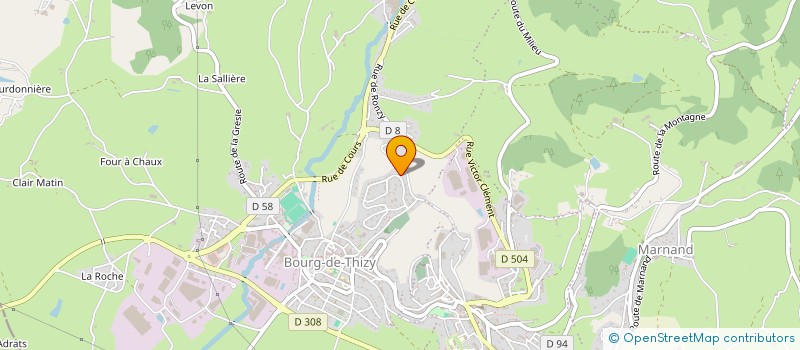 localisation de l'entreprise TISSAGES DES MADELEINES à THIZY-LES-BOURGS