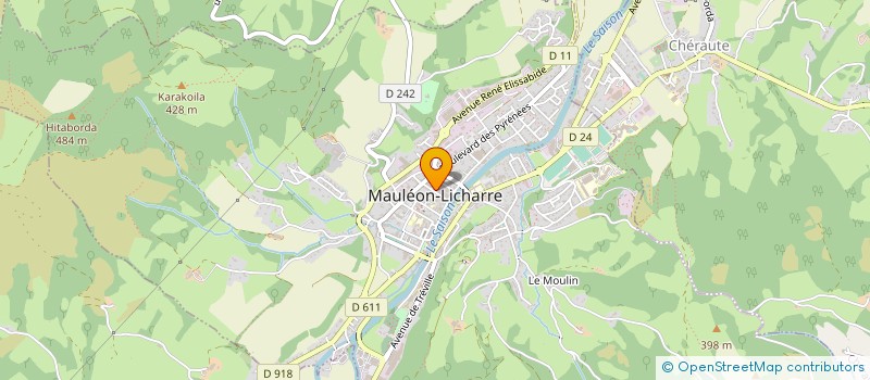 localisation de l'entreprise TISSAGES DU SAISON à MAULEON-LICHARRE