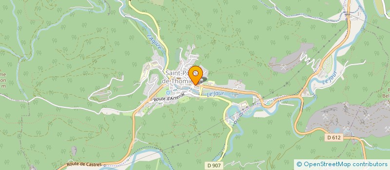 localisation de l'entreprise TISSAGES DU SOMAIL à RIOLS