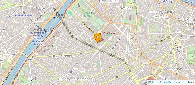 localisation de l'entreprise TISSAGES ET FILATURES  PARIS