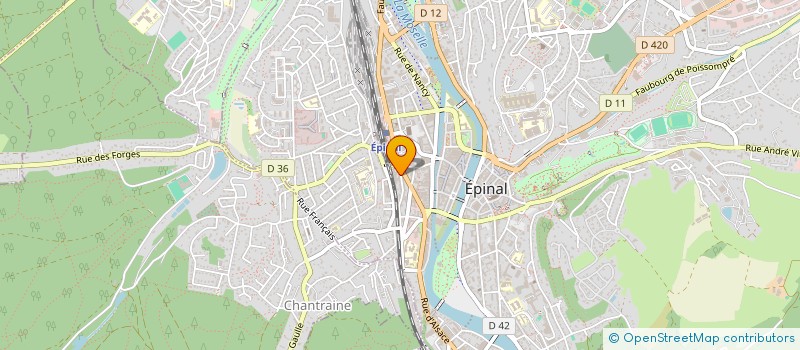 localisation de l'entreprise TISSAGES HERIT G PERRIN GROUPE A THIRION à EPINAL
