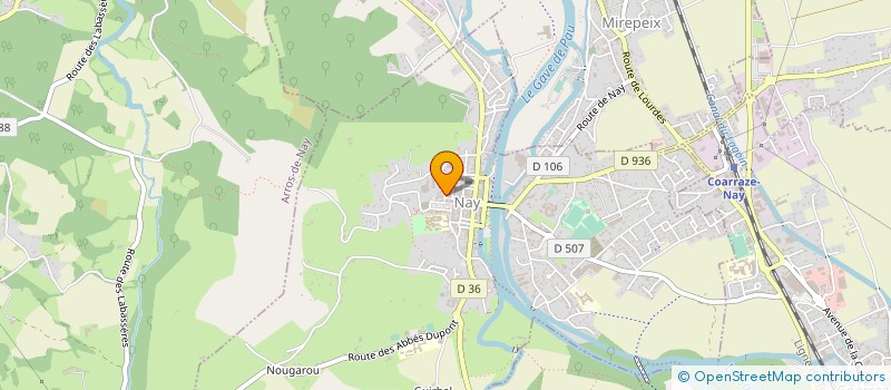 localisation de l'entreprise TISSAGES VALERIEN à BENEJACQ