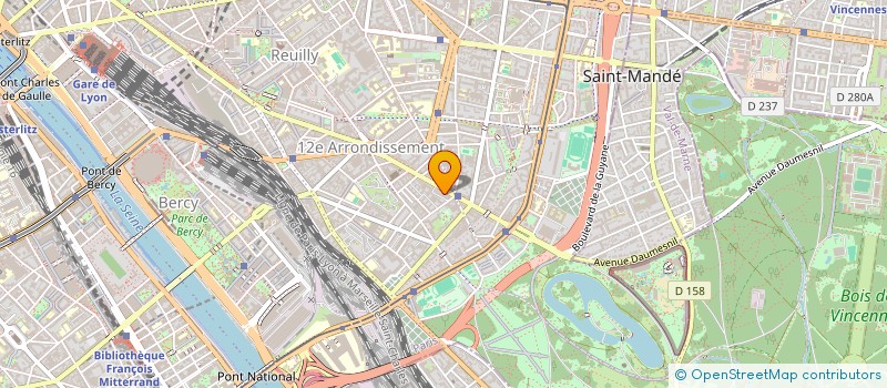 localisation de l'entreprise TISSE à PARIS
