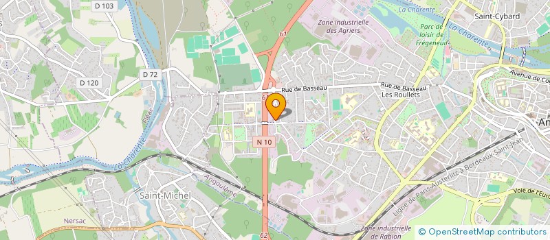 localisation de l'entreprise TISSENA à ANGOULEME