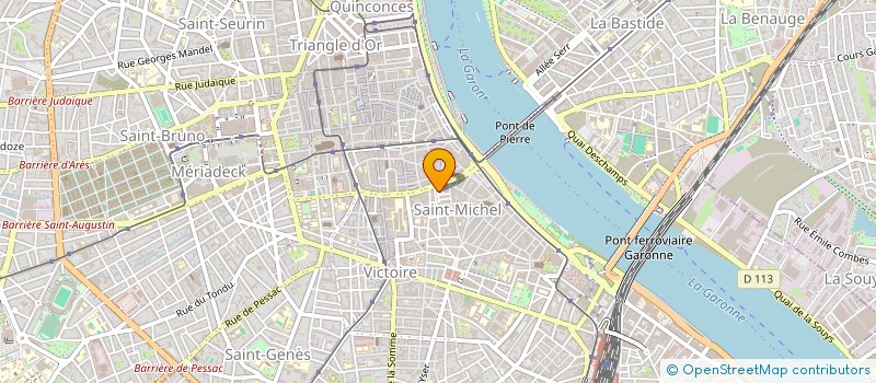 localisation de l'entreprise TISSER  BORDEAUX