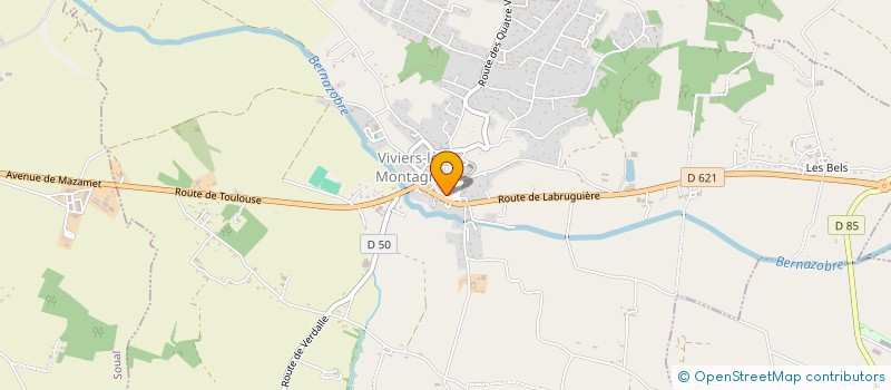 localisation de l'entreprise TISSER LE LIEN  VIVIERS-LES-MONTAGNES