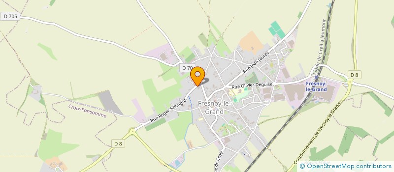 localisation de l'entreprise TISSERANDS DE LEGENDE à FRESNOY-LE-GRAND
