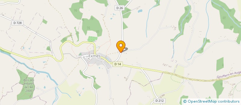 localisation de l'entreprise TISSERANT COUVERTURE à GOUFFERN EN AUGE