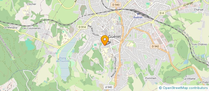 localisation de l'entreprise TISSERDOU EQUIPEMENT à GUERET