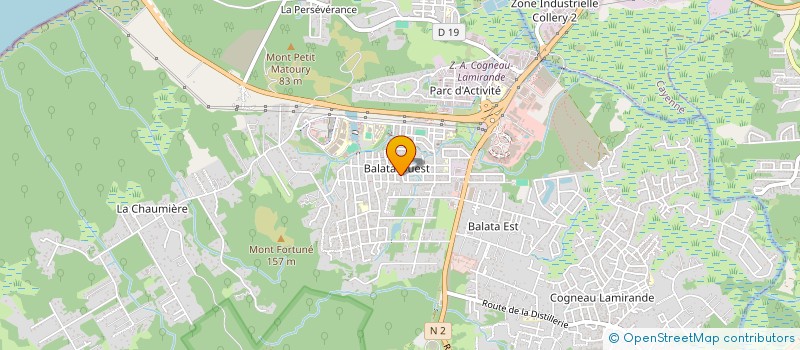 localisation de l'entreprise TISSERIN à MATOURY