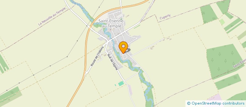 localisation de l'entreprise TISSERON  SOMME-VESLE