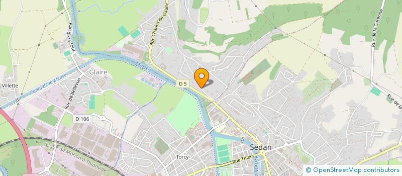 localisation de l'entreprise TISSERONT PERE ET FILS à SEDAN