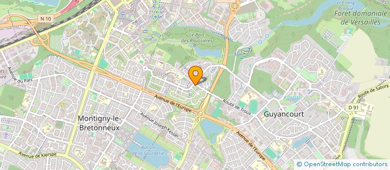 localisation de l'entreprise TISSEURS D'ENERGIE  GUYANCOURT