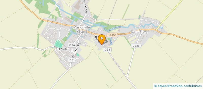 localisation de l'entreprise TISSIER  MARIGNY-LE-CHATEL