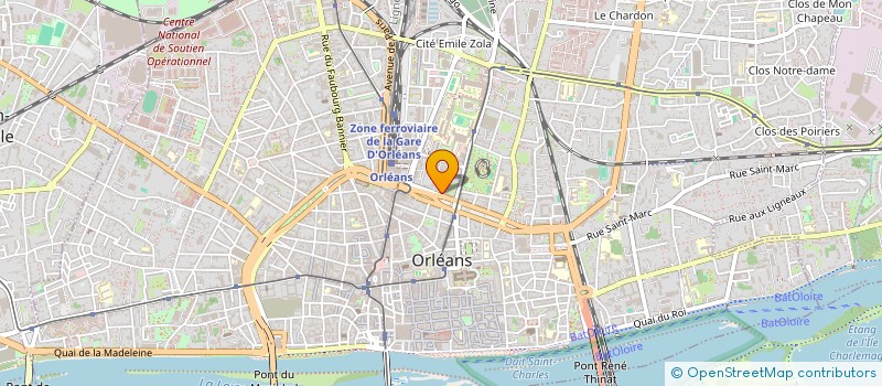 localisation de l'entreprise TISSIER-LOTZ  OLIVET