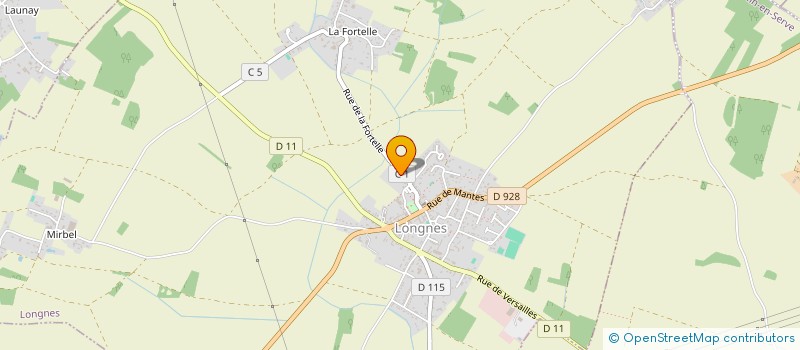 localisation de l'entreprise TISSIER PERE ET FILS  LONGNES