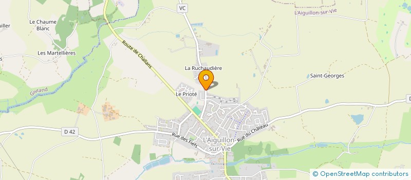 localisation de l'entreprise TISSIR à L'AIGUILLON-SUR-VIE
