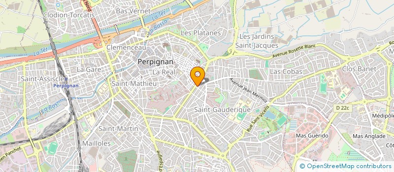 localisation de l'entreprise TISSONS LA CREATION 66 à PERPIGNAN