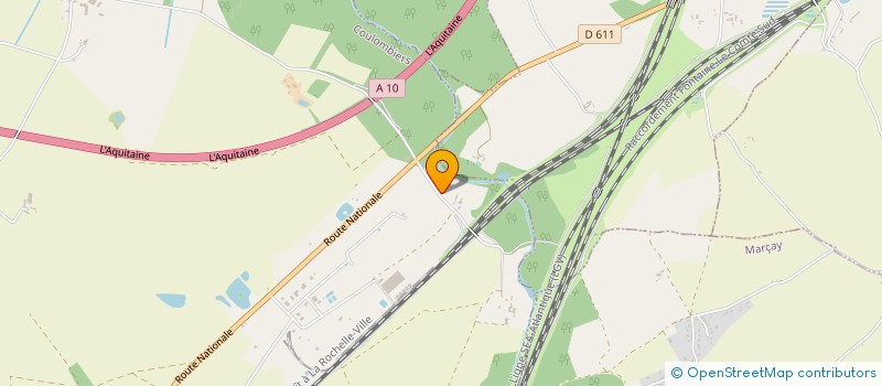 localisation de l'entreprise TISSOT  COULOMBIERS