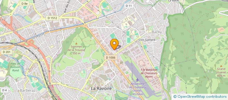 localisation de l'entreprise TISSOT  LA RAVOIRE