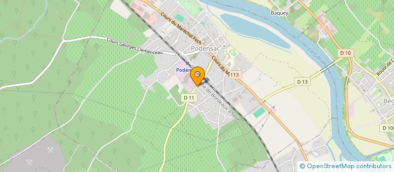 localisation de l'entreprise TISSOT INVESTISSEMENTS à PODENSAC