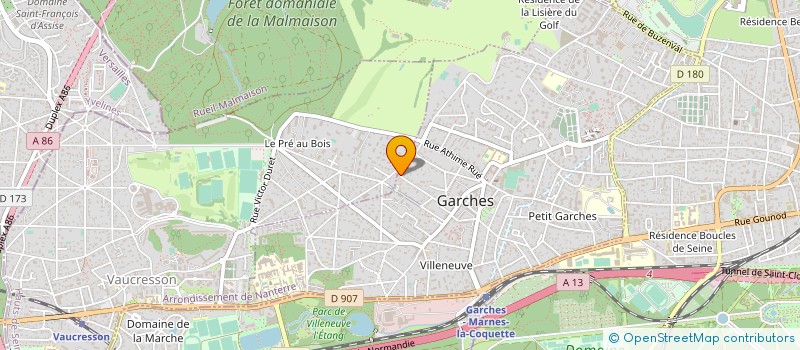 localisation de l'entreprise TISSOT                        PHILI à GARCHES