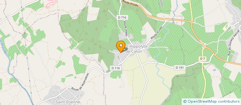 localisation de l'entreprise TISSOT PLOMBERIE CHAUFFAGE  SAINT-HIPPOLYTE-DE-CATON