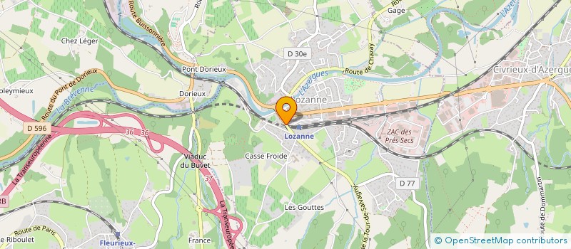 localisation de l'entreprise TISSOT SARL  LOZANNE