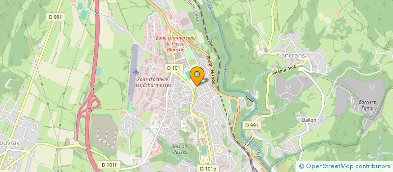 localisation de l'entreprise TISSOT VULLIET à VALSERHONE