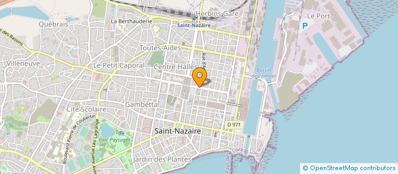 localisation de l'entreprise TISSOURA à SAINT-NAZAIRE