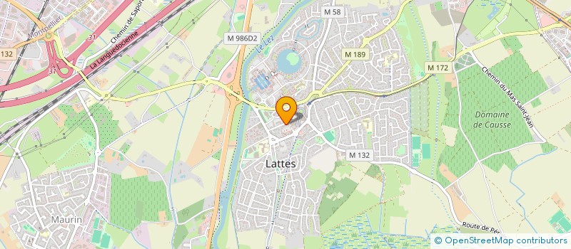 localisation de l'entreprise TISSOUS à LATTES