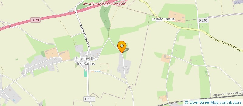 localisation de l'entreprise TISSOVA  ECRETTEVILLE-LES-BAONS