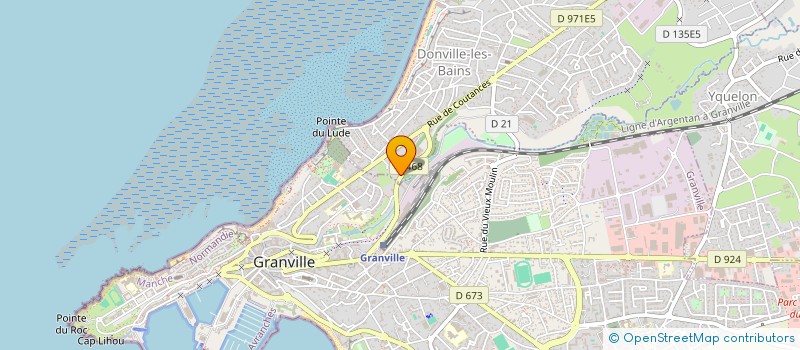 localisation de l'entreprise TISSUS BLONDEAU  DONVILLE-LES-BAINS