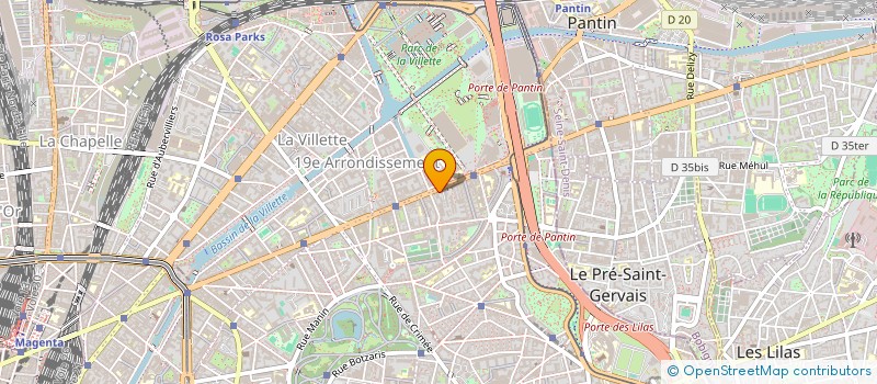 localisation de l'entreprise TISSUS DE FRANCE  PARIS