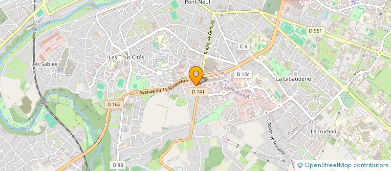 localisation de l'entreprise TISSUS DU GRAND LARGE à SAINT-BENOIT