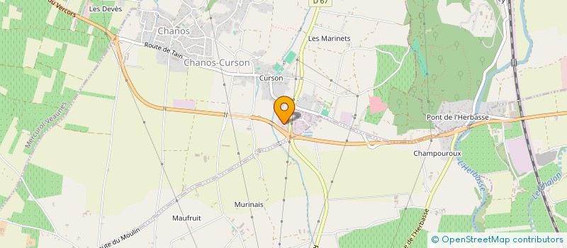 localisation de l'entreprise TISSUS GEKA à CHANOS-CURSON
