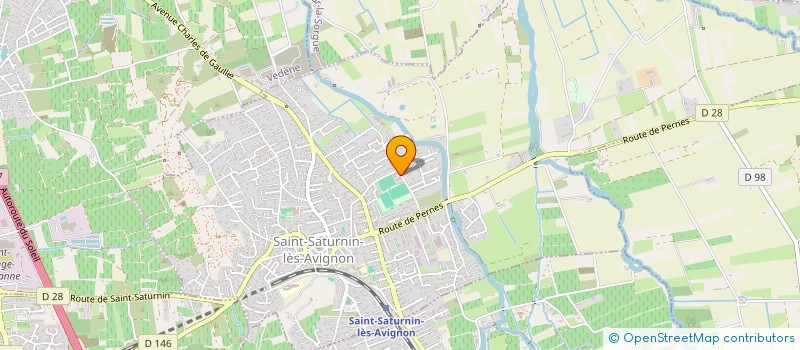 localisation de l'entreprise TISSUS GREGOIRE à SAINT-SATURNIN-LES-AVIGNON