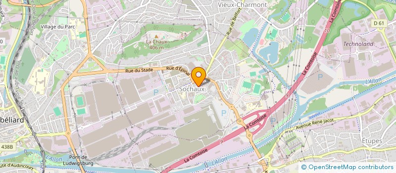 localisation de l'entreprise TISSUS MAROCAINE  SOCHAUX