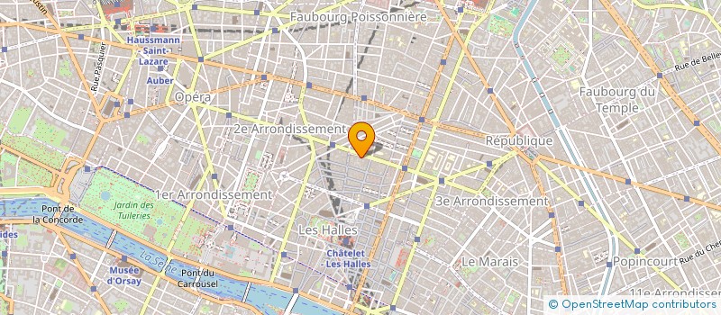 localisation de l'entreprise TISSUS & MOI à PARIS
