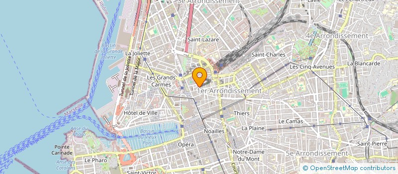 localisation de l'entreprise TISSUS SOIREE KAOUTHAR SARL à MARSEILLE