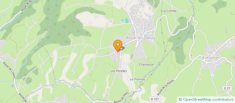localisation de l'entreprise TISSUS TECHNIQUES ROZIEROIS à ROZIER-EN-DONZY
