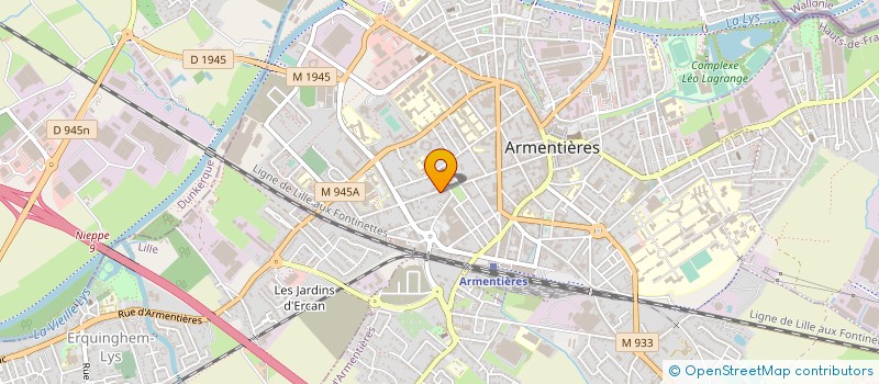 localisation de l'entreprise TISSUSHOP  ARMENTIERES