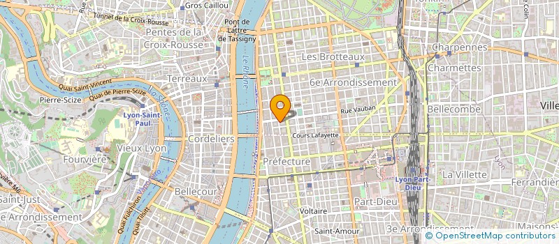 localisation de l'entreprise TISTEANE à LYON