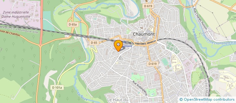 localisation de l'entreprise TISZA TEXTIL PACKAGING à CHAUMONT