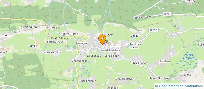 localisation de l'entreprise TIT'ADEUL  SAINT-PAUL-EN-CHABLAIS